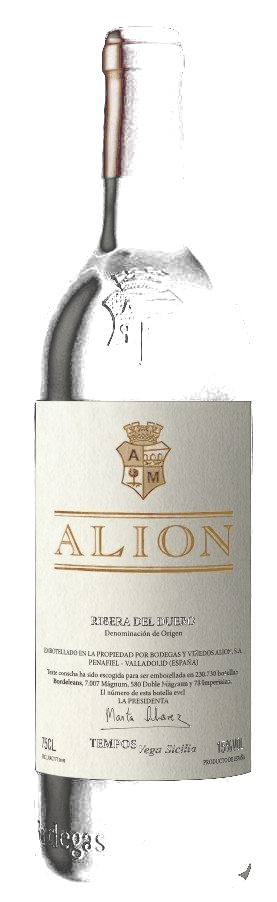 Botella Alión 2020 Ribera del Duero bodega hermana Vega Sicilia