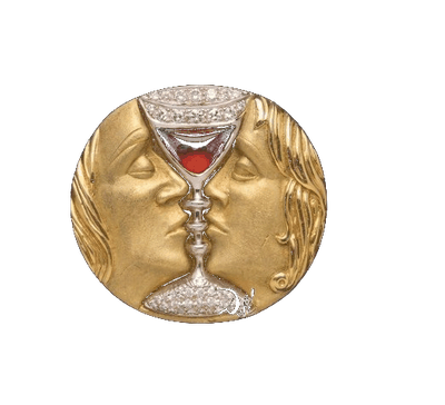 Logo Vinos Master · Broche Dalí · Distribuidores oficiales Vega Sicilia