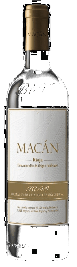 Botella Macán 2020 Rioja · Vega Sicilia y Rothschild