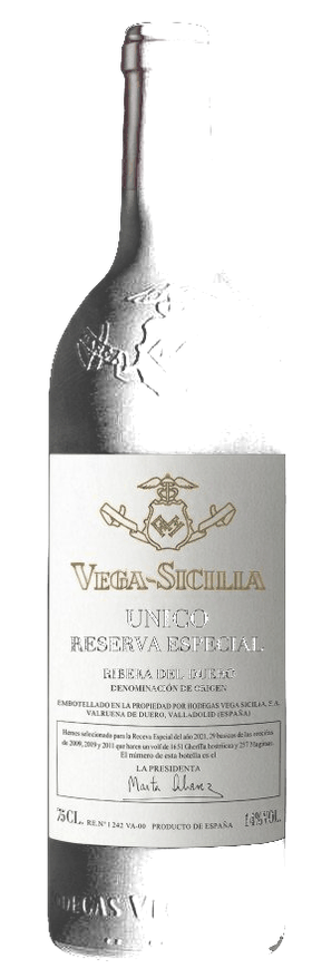 Botella Vega Sicilia Único Reserva Especial VTA25 · Distribuidor oficial