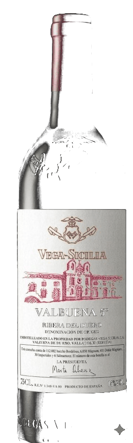 Botella Vega Sicilia Valbuena 5º 2020 Ribera del Duero · Vinos Master